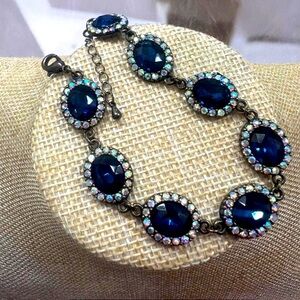 💎💎💎VINTAGE Faux Sapphire Bracelet 💎💎💎